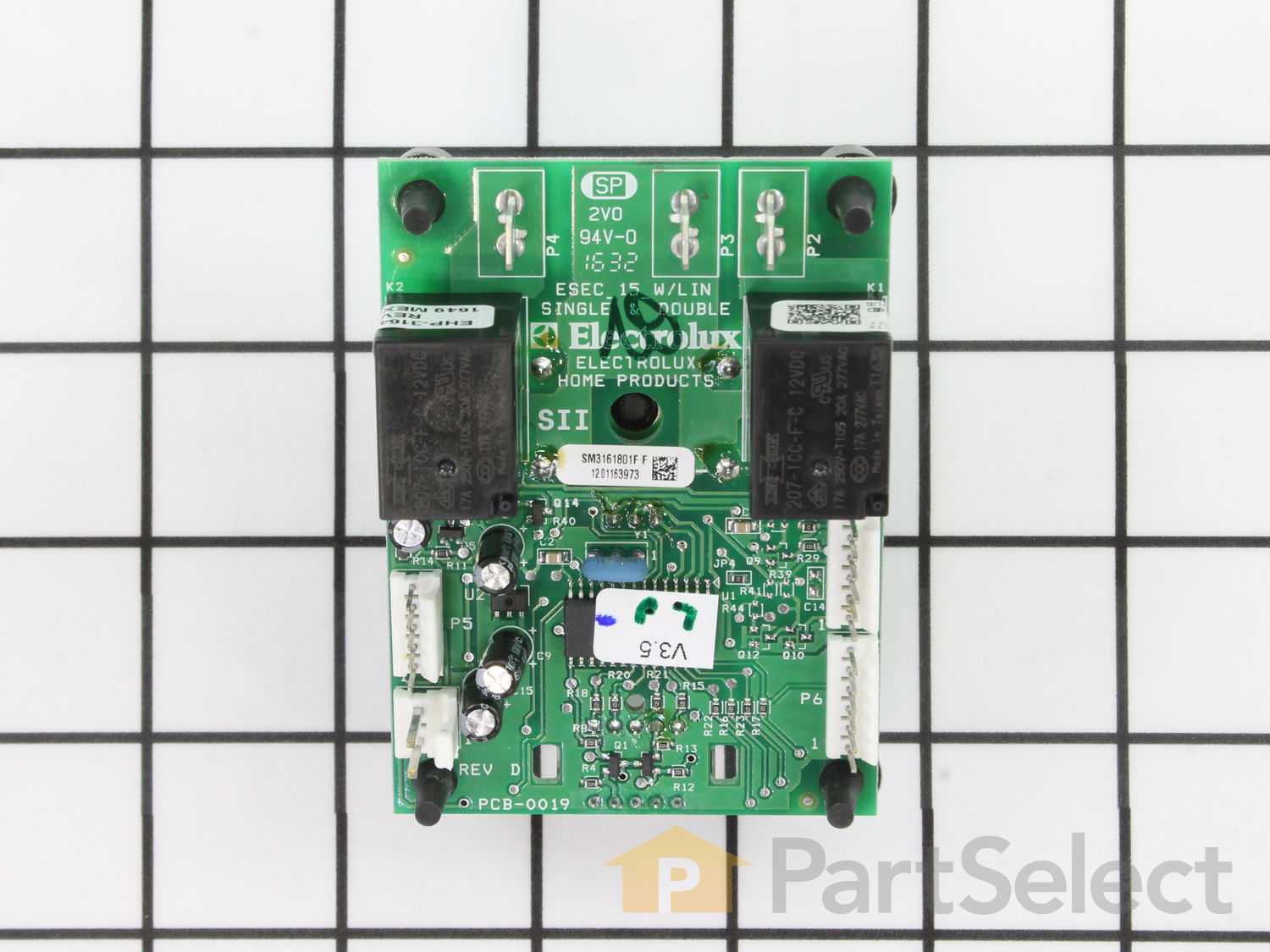 Range Surface Element Potentiometer and Display Board Part # 316441800 