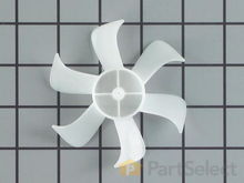 Refrigerator Cooling Fan w/ Motor & Bracket 5.5" White Plastic Fan Blade SM690C 
