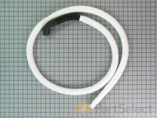 11742254-1-M-Whirlpool-WP40053901-Drain Hose with Rubber Elbow