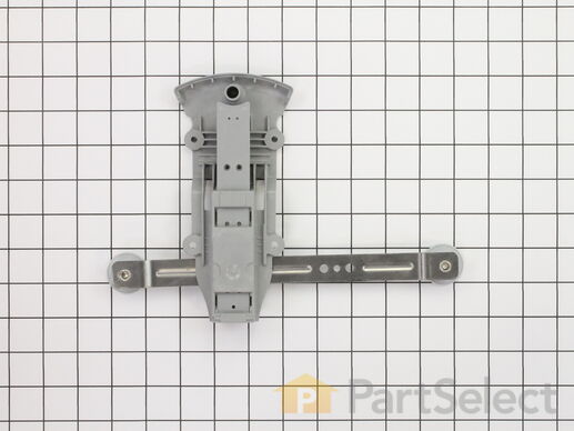 11749126-1-M-Whirlpool-WPW10153530-Rack Adjuster with Wheels - Left Side