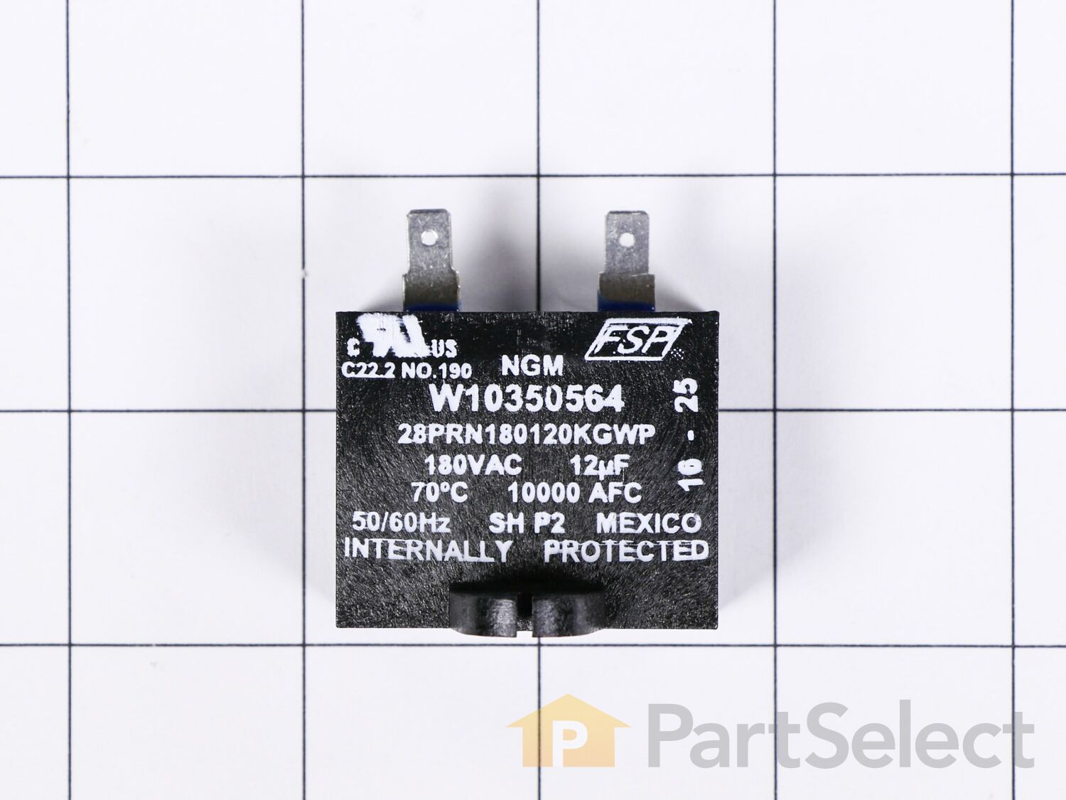 W10350564 for sale online Whirlpool Refrigerator/Freezer Capacitor 