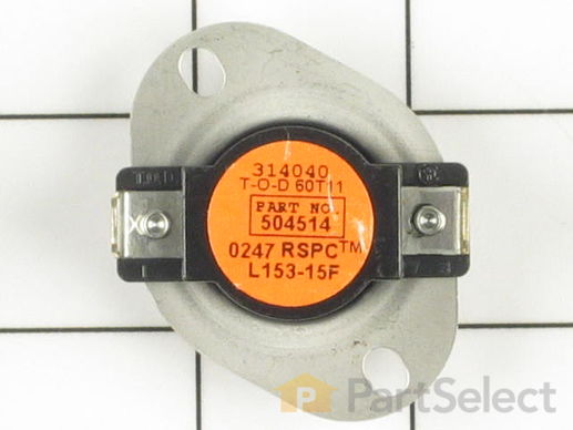 11757551-1-M-Whirlpool-WPY504514-Cycling Thermostat (Limit: 153-15)
