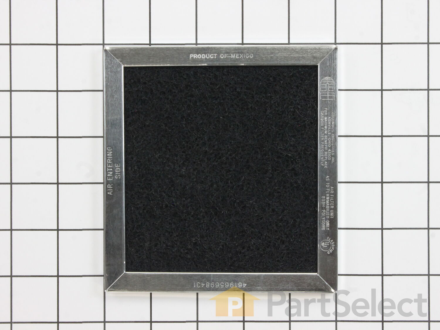 8206230A Whirlpool Microwave Charcoal Filter NON-OEM ER8206230A 
