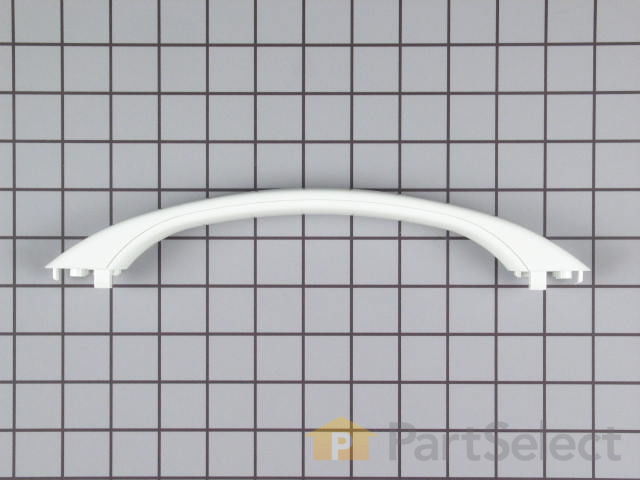 Plastic White Microwave Oven Door Handle Replace WB15X10023 PS232102 AP2021173