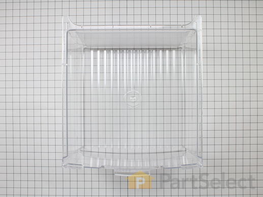 3487932-1-M-GE-WR32X10834-Vegetable Drawer - Clear