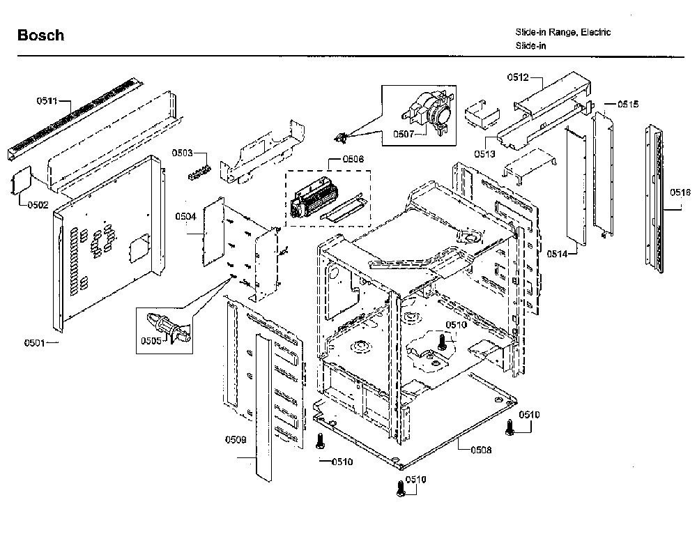 Part Location Diagram of 12003915 Bosch DUCT