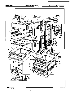 Latch Diagram and Parts List for 05 Bosch Range