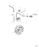 Page I Diagram and Parts List for 06001645 - 06001842 Echo Trimmer