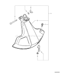 Page M Diagram and Parts List for 06001645 - 06001842 Echo Trimmer