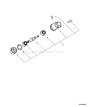 Page G Diagram and Parts List for 10001001 - 10002729 Echo Trimmer