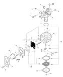 Page A Diagram and Parts List for S09812001001-S09812999999 Echo Trimmer