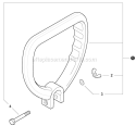 Page H Diagram and Parts List for S09812001001-S09812999999 Echo Trimmer