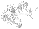 Page B Diagram and Parts List for After S/N 001001 Echo Leaf Blower / Vacuum
