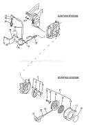 Page E Diagram and Parts List for After S/N 001001 Echo Leaf Blower / Vacuum