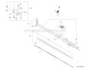 Main Pipe Assembly, Driveshaft, Coupler Diagram and Parts List for S86813001001-S86813999999 Echo Trimmer