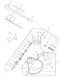 80 Tooth Brushcutter Attachment Diagram and Parts List for S86813001001-S86813999999 Echo Trimmer