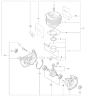 Engine, Short Block - Sb1096 Diagram and Parts List for S86813001001-S86813999999 Echo Trimmer