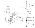 Page E Diagram and Parts List for 066001 - 098000 Echo Leaf Blower / Vacuum