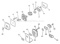 Page F Diagram and Parts List for 066001 - 098000 Echo Leaf Blower / Vacuum