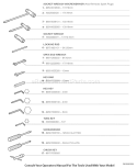 Page F Diagram and Parts List for Type 1E -After S/N 001001 Echo Leaf Blower / Vacuum