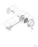Page J Diagram and Parts List for P05711001001 - P05711999999 Echo Leaf Blower / Vacuum