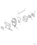 Page C Diagram and Parts List for P05711001001 - P05711999999 Echo Leaf Blower / Vacuum