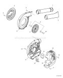 Page D Diagram and Parts List for P05711001001 - P05711999999 Echo Leaf Blower / Vacuum