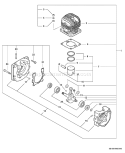 Page D Diagram and Parts List for P09411001001-P09411999999 Echo Leaf Blower / Vacuum