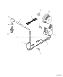 Page I Diagram and Parts List for P09411001001-P09411999999 Echo Leaf Blower / Vacuum