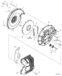 Page F Diagram and Parts List for P09512001001-P09512999999 Echo Leaf Blower / Vacuum