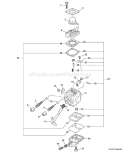 Page C Diagram and Parts List for P09512001001-P09512999999 Echo Leaf Blower / Vacuum