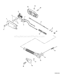 Page H Diagram and Parts List for 05001001-05999999 Echo Leaf Blower / Vacuum