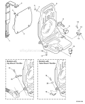 Page A Diagram and Parts List for 05001001-05999999 Echo Leaf Blower / Vacuum