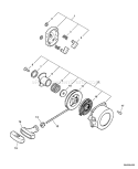 Page O Diagram and Parts List for 05001001-05999999 Echo Leaf Blower / Vacuum