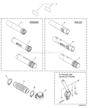Page B Diagram and Parts List for 05001001-05999999 Echo Leaf Blower / Vacuum