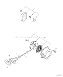 Page L Diagram and Parts List for 05001001 - 05005985 Echo Leaf Blower / Vacuum