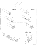 Page B Diagram and Parts List for 06007342 - 06999999 Echo Leaf Blower / Vacuum