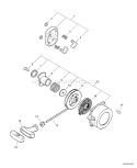 Page L Diagram and Parts List for 06007342 - 06999999 Echo Leaf Blower / Vacuum