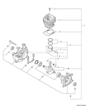 Page D Diagram and Parts List for S68311001001-S68311999999 Echo Edger
