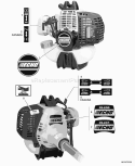 Page O Diagram and Parts List for S68311001001-S68311999999 Echo Edger