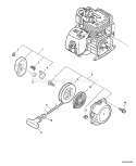 Page O Diagram and Parts List for 07001001-07999999 Echo Edger