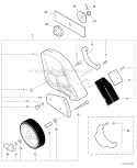 Edging Assembly - Metal Diagram and Parts List for T43813001001-T43813999999 Echo Edger