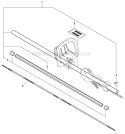 Page K Diagram and Parts List for  Echo Hedge Trimmer