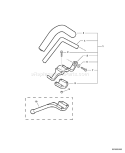 Page H Diagram and Parts List for 10001001 - 10999999 Echo Trimmer