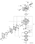 Page A Diagram and Parts List for 10001001 - 10002729 Echo Trimmer