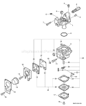 Page A Diagram and Parts List for 10001001 - 10999999 Echo Trimmer