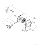 Page P Diagram and Parts List for 06001001 - 06001203 Echo Trimmer