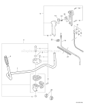 Page H Diagram and Parts List for 05001001 - 05003972 Echo Trimmer