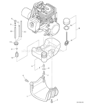 Page F Diagram and Parts List for 07001001 - 07001274 Echo Trimmer