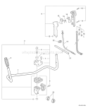 Page H Diagram and Parts List for 07001001 - 07001274 Echo Trimmer